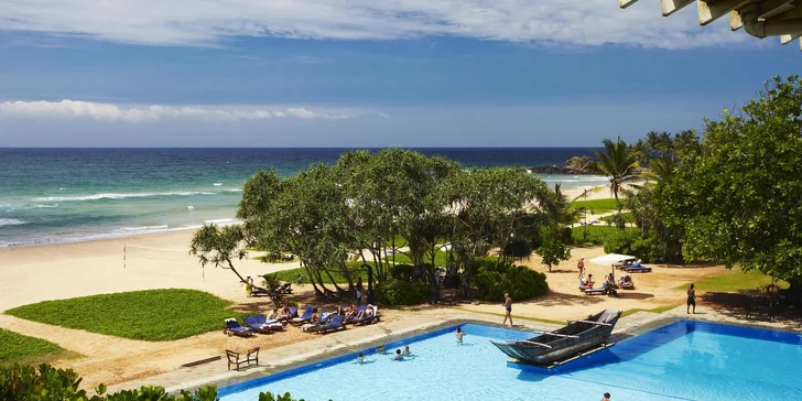 Přepychový 5* resort na Srí Lance: 6–12 nocí, polopenze, 2 bazény, vířivka