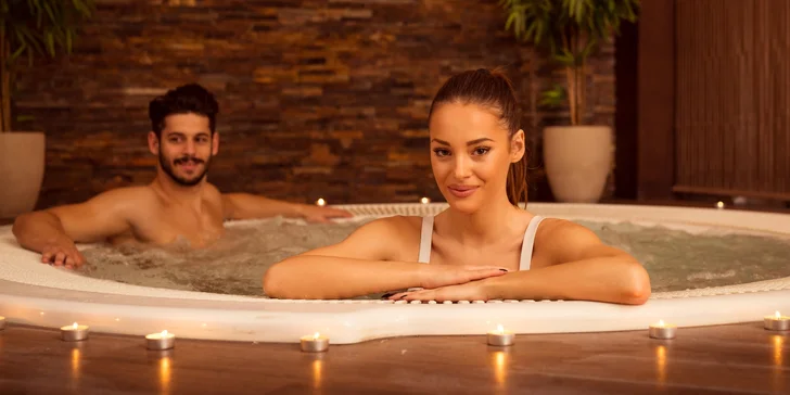 60 minut relaxace v privátním wellness pro 2 osoby: vířivka i infrasauna