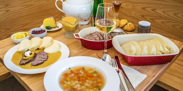 4chodové degustační menu pro 1 nebo pro 2 osoby: na výběr ze 3 variant