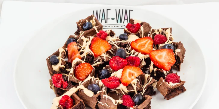 Snídaňové menu v bistru Waf-Waf: sladké i slané vafle, lívance a nápoje