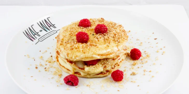 Snídaňové menu v bistru Waf-Waf: sladké i slané vafle, lívance a nápoje