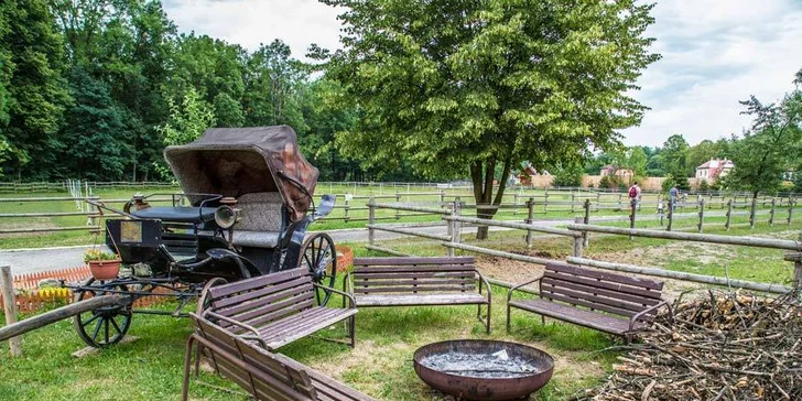 Zážitky na ranči v Beskydech: privátní wellness a masáž nebo jízda na koni