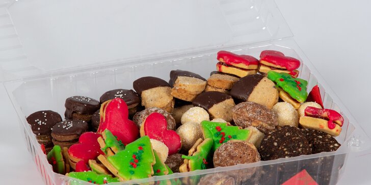Voňavé balíčky z mašinkové kavárny: 1000 g vánočního cukroví
