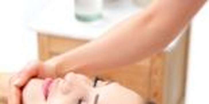 Antimigrénová masáž hlavy + aroma masáž páteře