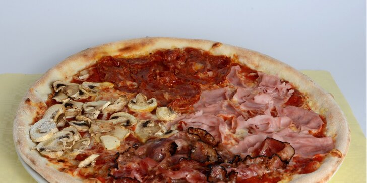 2 italské speciality podle výběru: pizza nebo pasta v restauraci v Čeladné