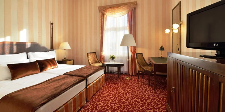 Relaxační wellness pobyt v luxusním hotelu v centru Budapešti s polopenzí