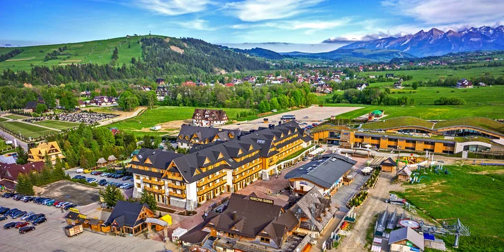 Relax v rodinném hotelu v polských Tatrách: polopenze, termální bazény, wellness i zábava pro děti