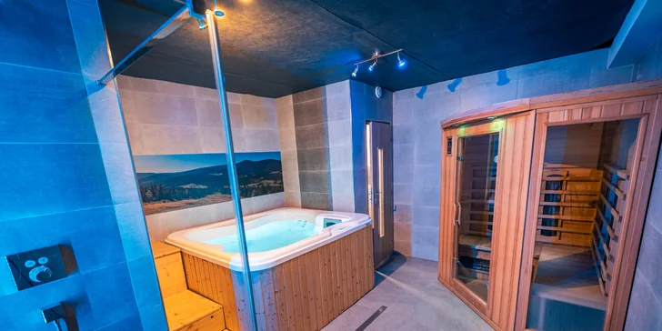 Součástí voucheru je 50% sleva na vstup do privátního wellness.