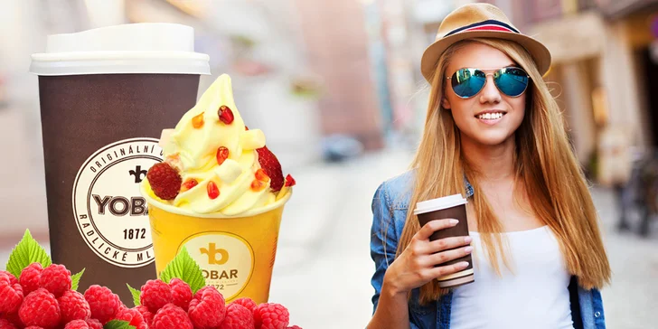Dárkové vouchery na cokoli z Yobaru: frozen yogurty, káva, koktejly i dezerty