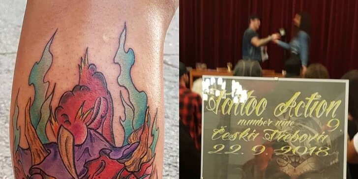 Nové tetování od tatéra Wang D z DA Ink u náměstí Jiřího z Poděbrad