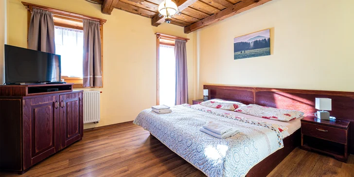 Na výběr je také komfortní apartmán nebo pokoj.