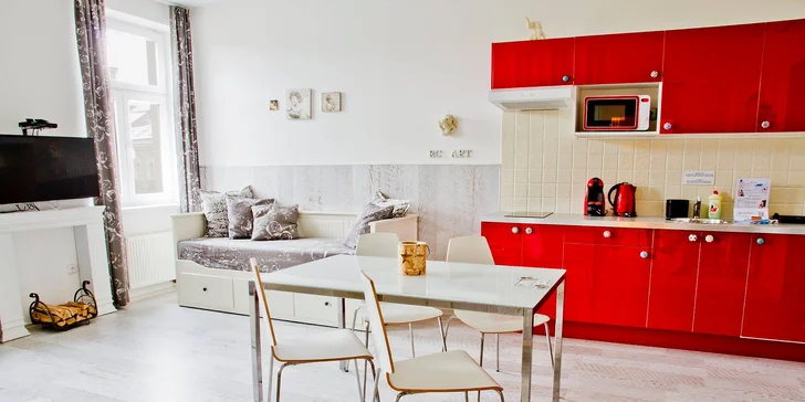 Apartmány se snídaní a sektem pro dva: pár minut od Václavského náměstí