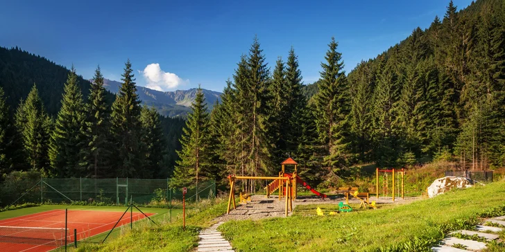 Rodinný pobyt v Tatrách: polopenze, vstup do wellness i výhled na Chopok