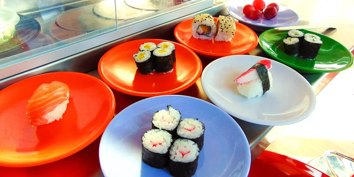 Jediné running sushi v Pardubicích: až 2 hodiny neomezené konzumace