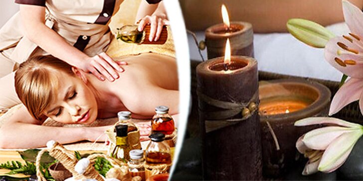 Thajská olejová masáž – celého těla v délce 60 minut