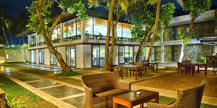 4* resort na Srí Lance: 2 bazény, přímo na krásné pláži v letovisku Kalutara