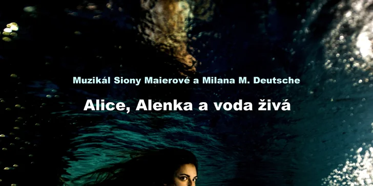 Vánoční dárek - vstupenka na nový český muzikál Alice a Alenka s dárkem