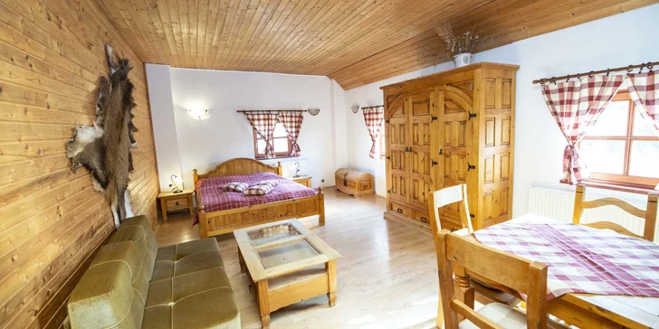 Tři pohodové dny na statku u Krušných hor s polopenzí a vyjížďkou na koni