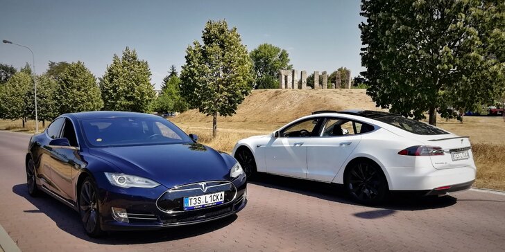 Jízda do budoucnosti v luxusním elektromobilu Tesla Model S P85D nebo X 100D