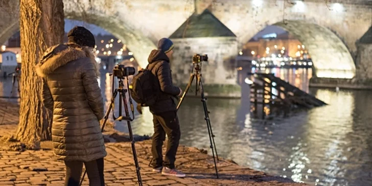 Kurz večerního a nočního fotografování v centru Prahy