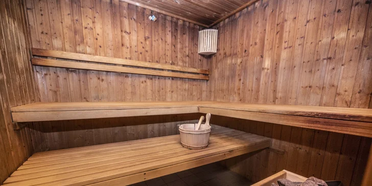 Sauna vás pekne prehreje. Vstup do nej máte za zvýhodnenú cenu.
