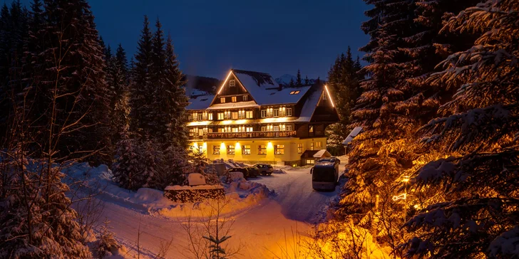 Horský hotel v Jasnej na brehu Vrbického plesa s neobmedzeným wellness a stravou