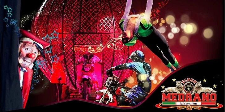Vstupenka na Italský cirkus Medrano v Plzni ve čtvrtek 8.8.2013