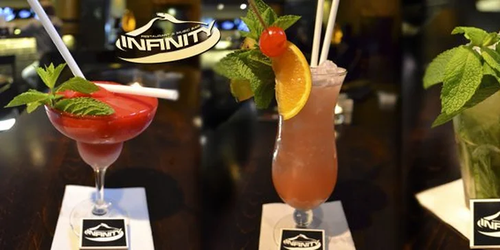 499 Kč za 10 koktejlů v restauraci a oblíbeném music baru Infinity v hodnotě až 1500 Kč! Drinky dle vlastního výběru, shooters i nealko koktejly se slevou až 66 %.