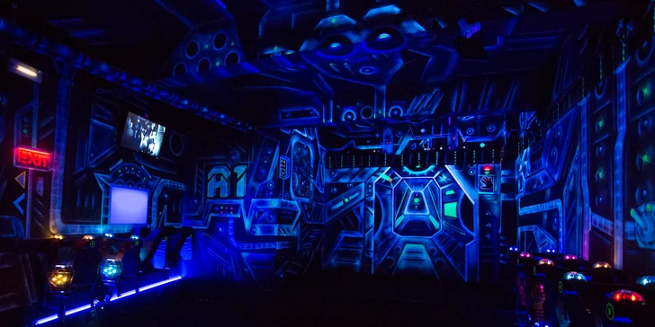 Hra pro 1 či 2 os. ve zrekonstruované laser game aréně s nejlepší technikou