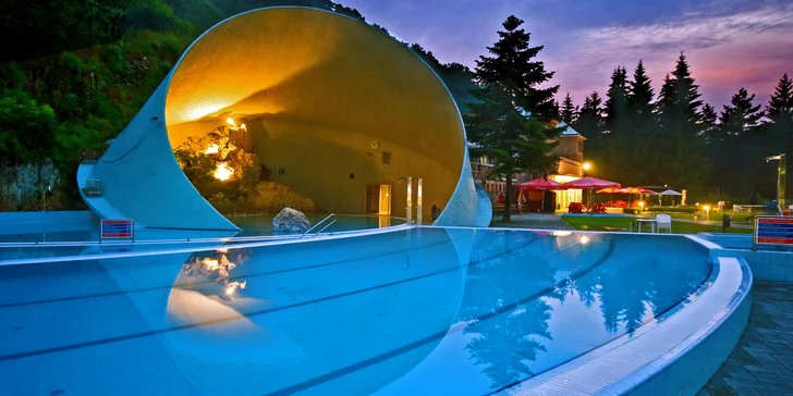 Luxusní odpočinek u pohoří Bükk: polopenze, neomezený wellness a sleva do jeskynních lázní