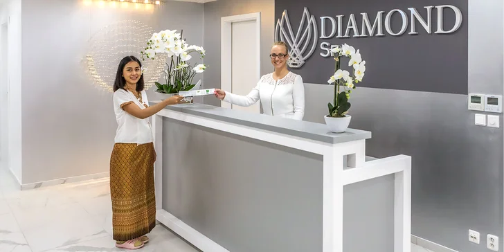 Diamond pro krásu: hubnoucí a lymfatické masáže + oxygenoterapie