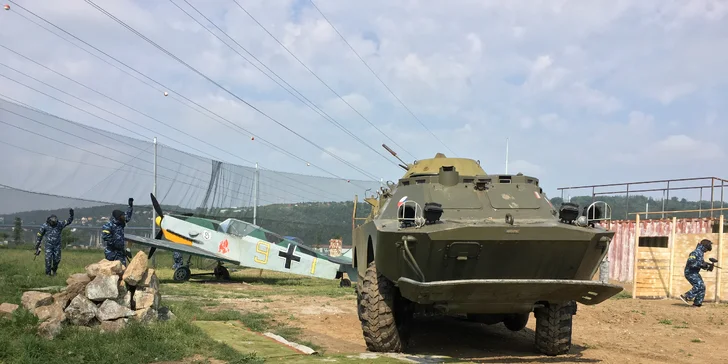 Užijte si víkend: paintballová hra, zbraň, maska a 100 kuliček pro 1 osobu