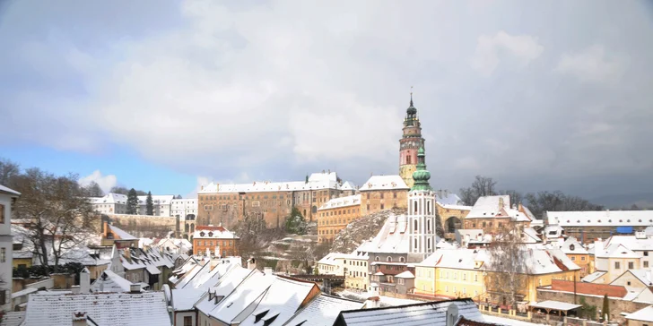 Kouzelná zima v Českém Krumlově: 3 dny v apartmánu, snídaně i štrúdl