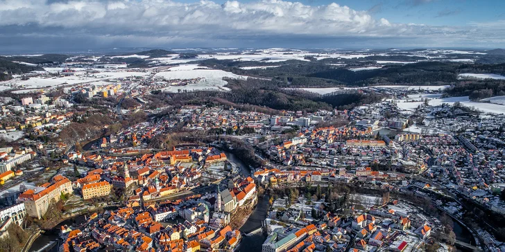 Kouzelná zima v Českém Krumlově: 3 dny v apartmánu, snídaně i štrúdl