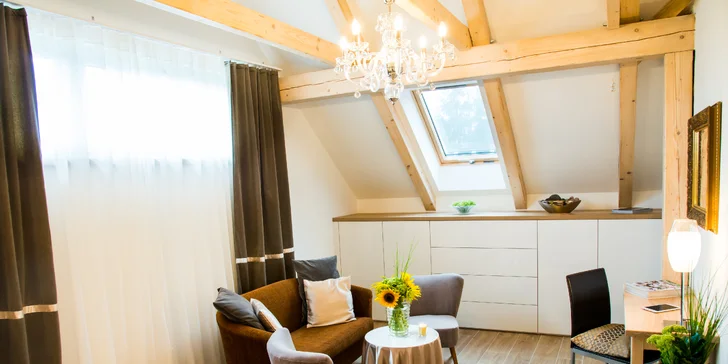 3- nebo 4denní romantika v luxusních apartmánech na pomezí Českého ráje