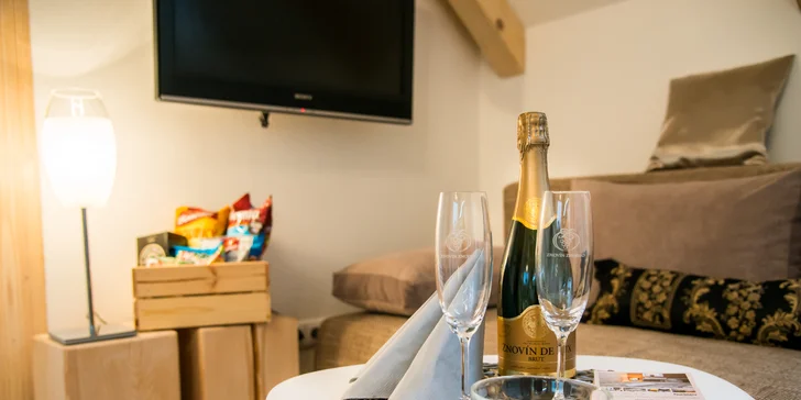3- nebo 4denní romantika v luxusních apartmánech na pomezí Českého ráje