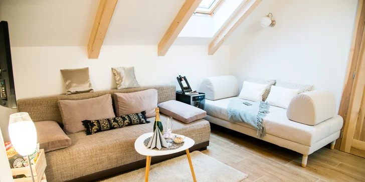 3- nebo 4denní romantika v luxusních apartmánech na pomezí Českého ráje