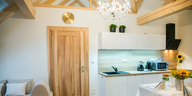 3- nebo 4denní romantika v luxusních apartmánech na pomezí Českého ráje