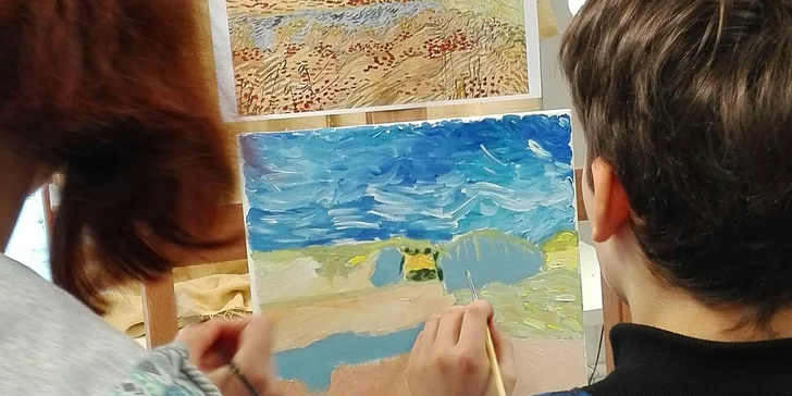 Jako velcí malíři! Dvouhodinový workshop malování pro dítě a dospělého
