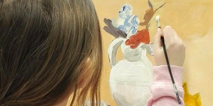 Jako velcí malíři! Dvouhodinový workshop malování pro dítě a dospělého
