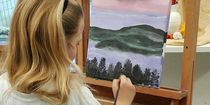 Jako velcí malíři! Dvouhodinový workshop malování pro dítě a dospělého