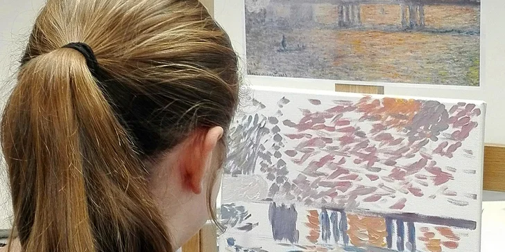 Jako velcí malíři! Dvouhodinový workshop malování pro dítě a dospělého