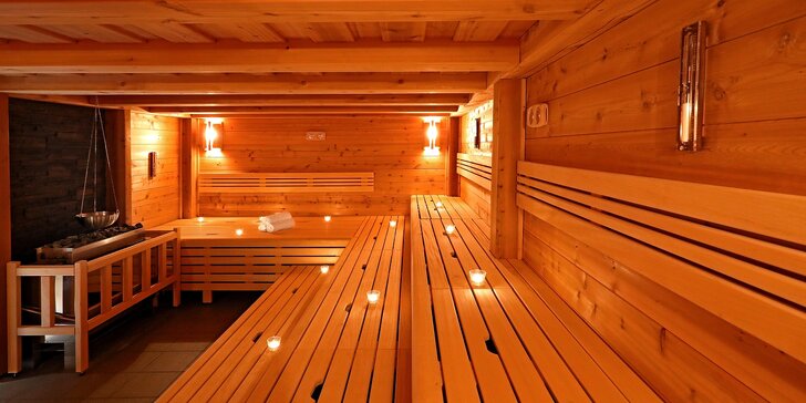Časově neomezený vstup do zbrusu nového saunového světa Saunia Hradec pro 1 i 2 osoby