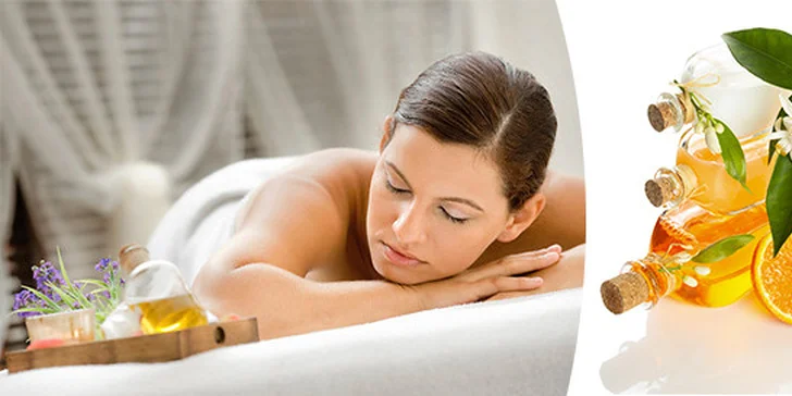 Spa aroma masáž zad a šíje s vůní pomeranče