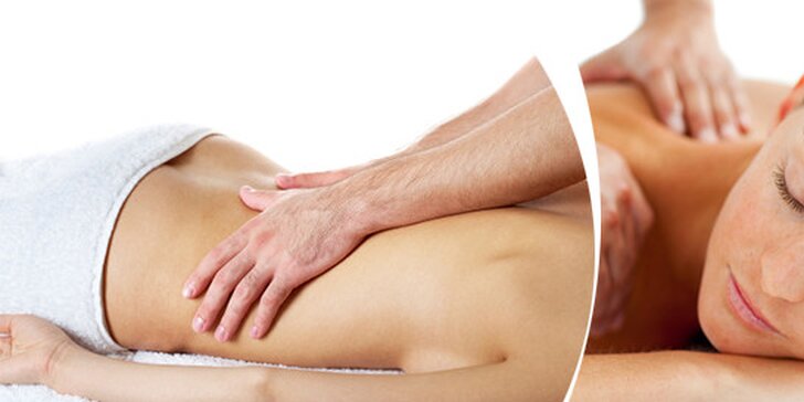 60minutová relaxační masáž celého těla