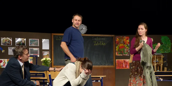 Vstupenky na divadelní představení Úča musí pryč v divadle Mana