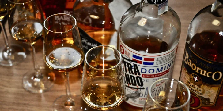 Rumová degustace: ochutnejte 5 druhů včetně nejlepšího rumu světa