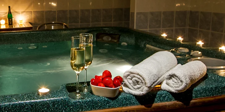 Relax v privátním wellness se saunou, vířivkou nebo obojím