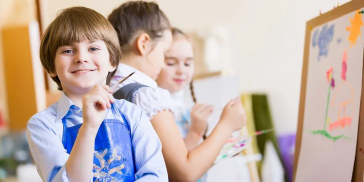 Jako velcí malíři! Dvouhodinový workshop malování pro dítě a dospělého