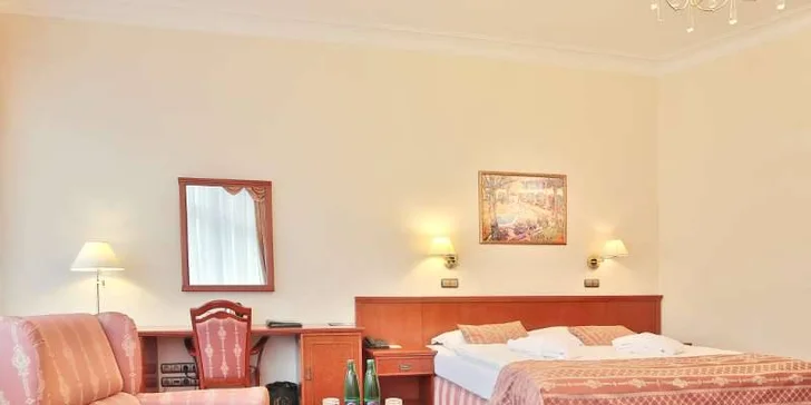 4* pobyt v centru Karlových Varů pro dva: wellness, jídlo a sleva na procedury